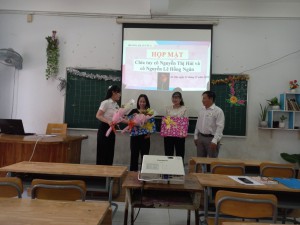 Họp mặt chia tay cô Nguyễn Thị Hải và cô Nguyễn Lê Hồng Ngân