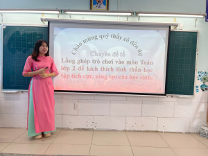 CHUYÊN ĐỀ: “LỒNG GHÉP TRÒ VÀO MÔN TOÁN LỚP 2 ĐỂ KÍCH THÍCH TINH THẦN HỌC TẬP TÍCH CỰC, SÁNG TẠO CHO HỌC SINH”