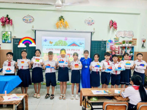 Ứng dụng STEM vào Toán Hình học lớp 5