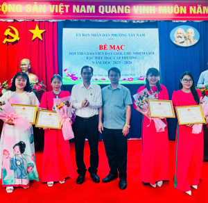 HỘI THI GIÁO VIÊN DẠY GIỎI CẤP PHƯỜNG TÂY NAM NĂM HỌC 2025-2026