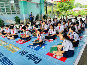 SÔI NỔI CUỘC THI "RUNG CHUNG VÀNG" TẠI TRƯỜNG TIỂU HỌC AN TÂY
