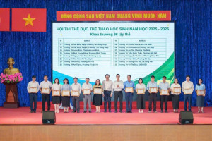 CHÚC MỪNG THÀNH TÍCH XUẤT SẮC CỦA TRƯỜNG TIỂU HỌC AN TÂY TẠI HỘI THI THỂ DỤC THỂ THAO THÀNH PHỐ HỒ CHÍ MINH NĂM HỌC 2025 – 2026