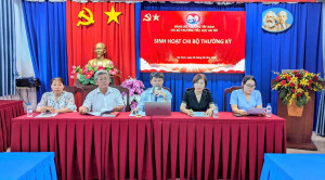 SINH HOẠT CHI BỘ ĐỊNH KỲ THÁNG 9/2026