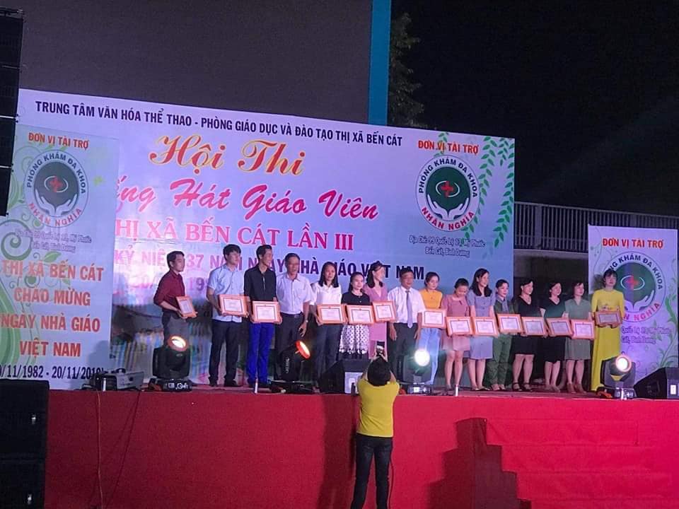 Trường Tiểu học An Tây A tham gia hội thi: "Tiếng hát giáo viên" Thị xã Bến Cát lần III năm 2019